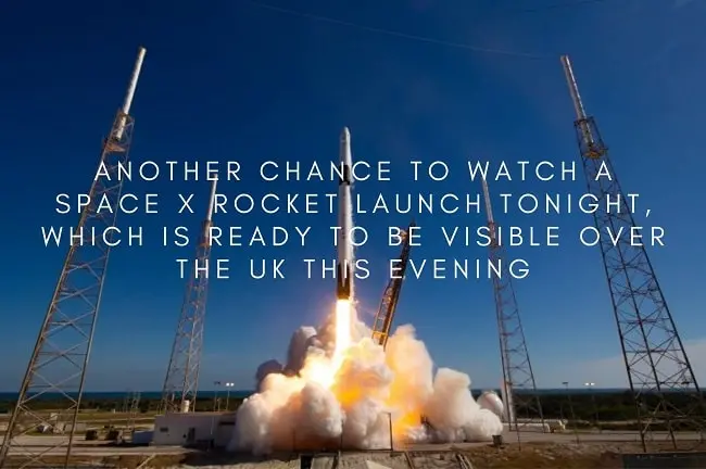 Another Chance to Watch a Space X Rocket Launch Tonight